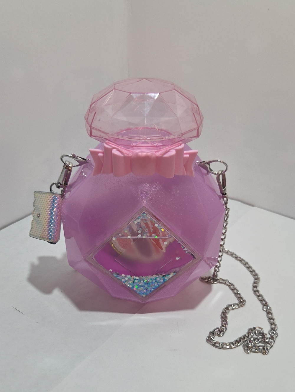 Pink Perfume Bottle Crossbody 3d Bag